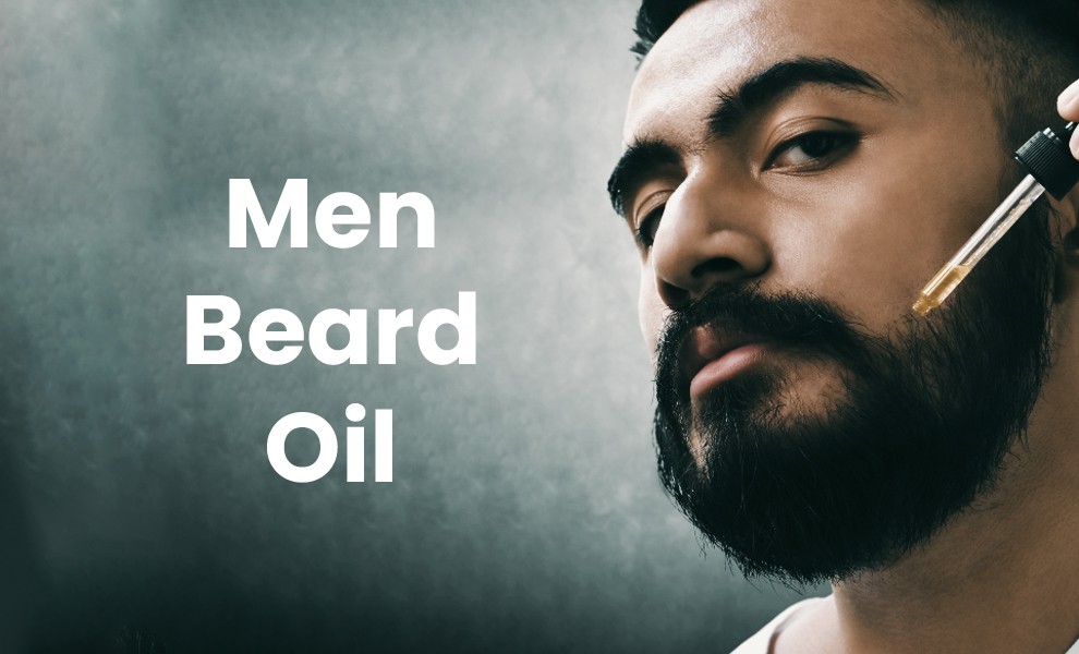 Men’s grooming beard oil, Natural beard oil, Natural beard oil for men’s grooming, Applying beard oil to groomed beard